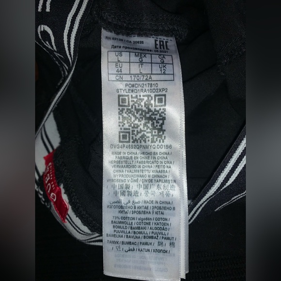 GUESS Logo Elastic Band Stretch Skinny Jeans Jeggings Pants In Black, Large - Picture 4 of 5